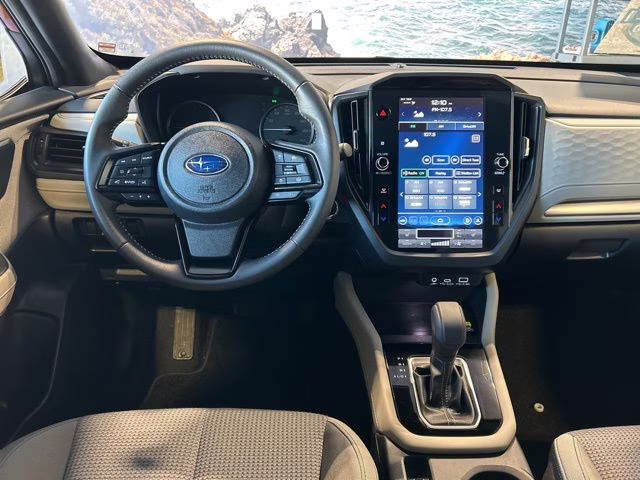 2025 Crimson Red Pearl Subaru Forester Premium AWD SUV