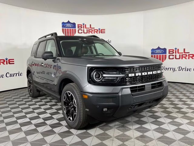 2025 Gray Metallic Ford Bronco Sport Outer Banks 4X4 SUV