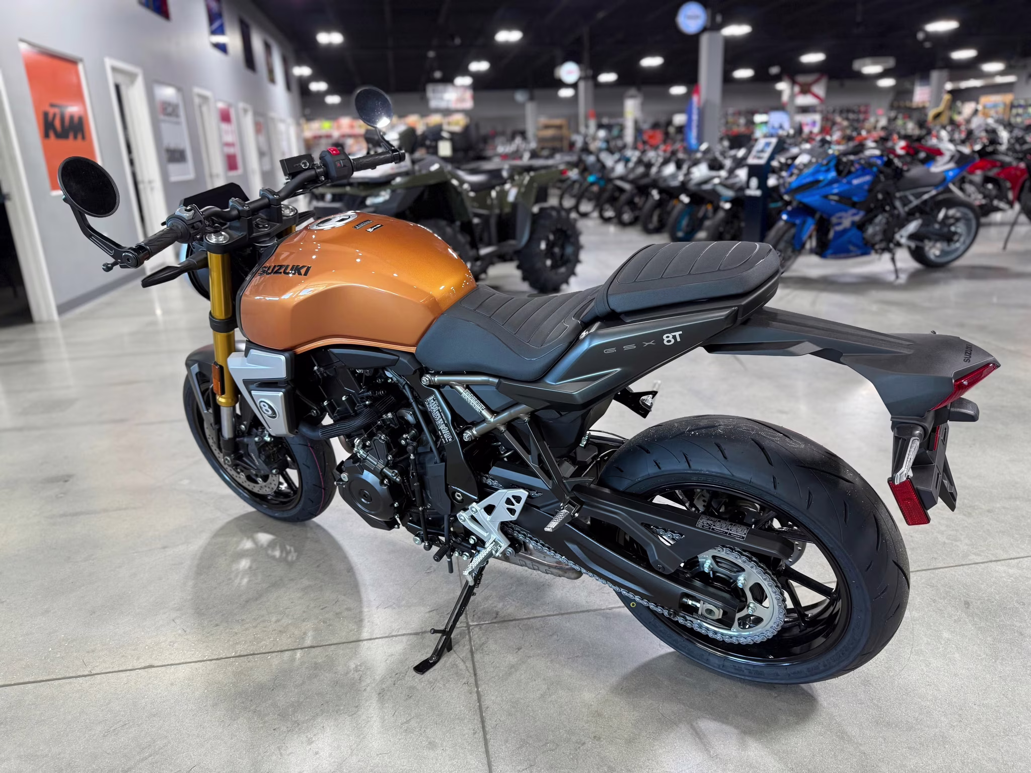 2026 Gold Suzuki GSX 8T Motorcycle
