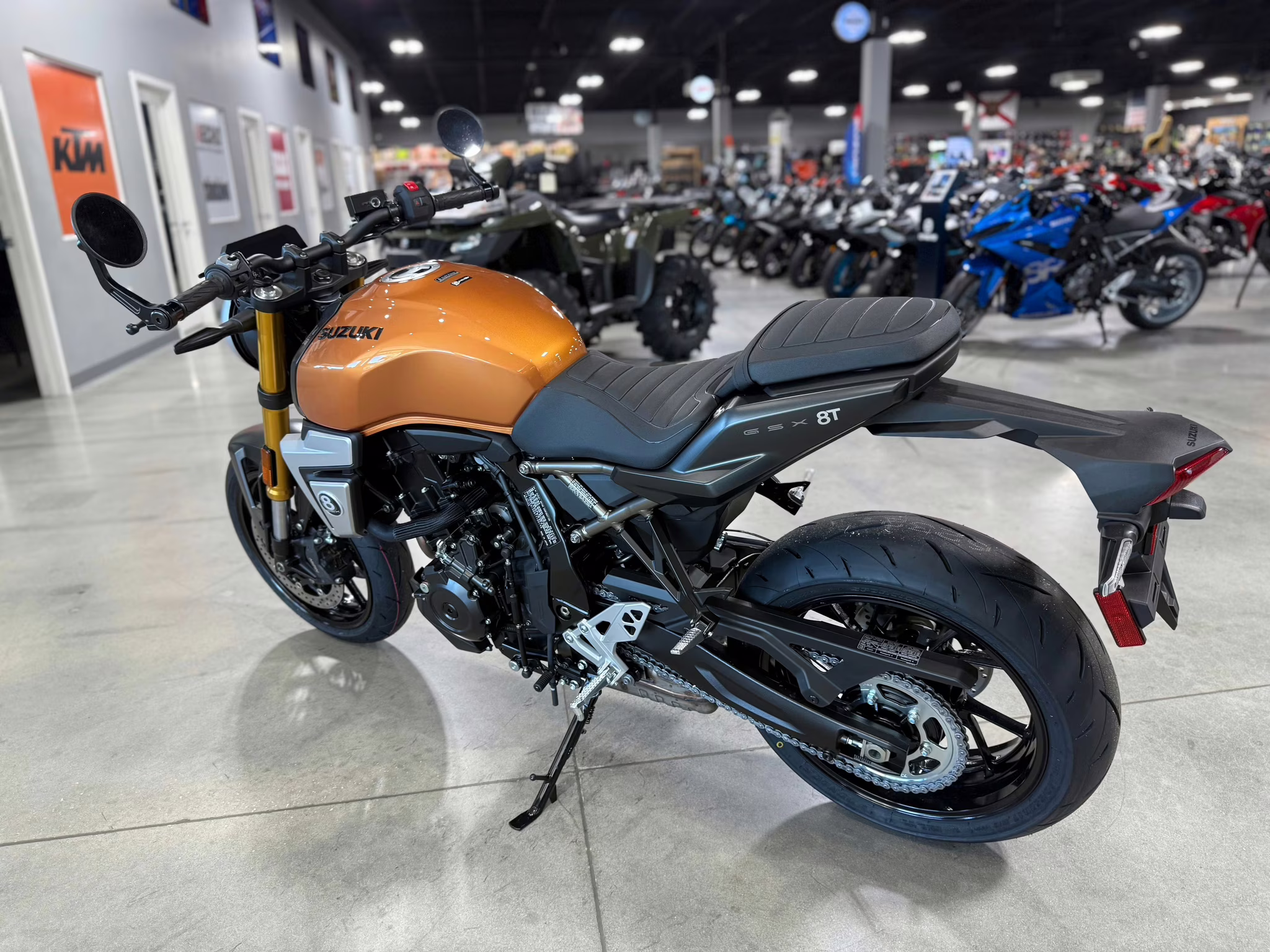 2026 Gold Suzuki GSX 8T Motorcycle