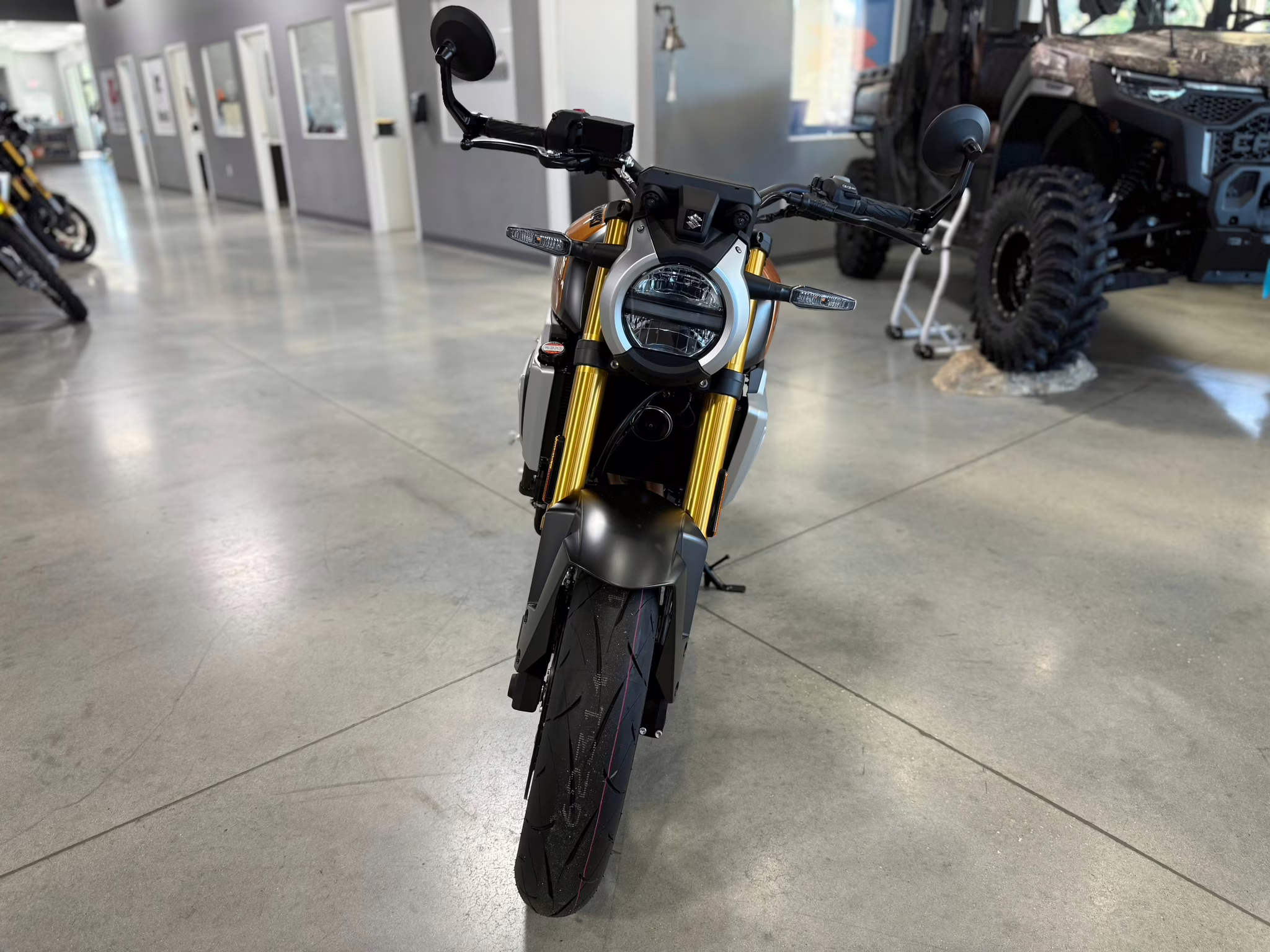 2026 Gold Suzuki GSX 8T Motorcycle