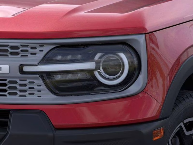 2025 Ruby Red Metallic Tinted Clearcoat Ford Bronco Sport Outer Banks 4X4 SUV