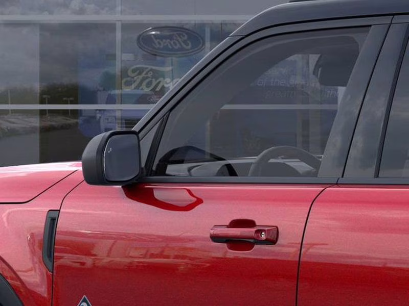 2025 Ruby Red Metallic Tinted Clearcoat Ford Bronco Sport Outer Banks 4X4 SUV