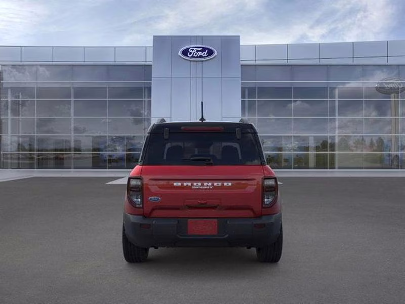 2025 Ruby Red Metallic Tinted Clearcoat Ford Bronco Sport Outer Banks 4X4 SUV