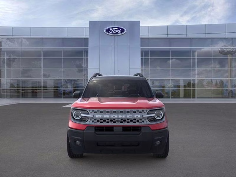 2025 Ruby Red Metallic Tinted Clearcoat Ford Bronco Sport Outer Banks 4X4 SUV