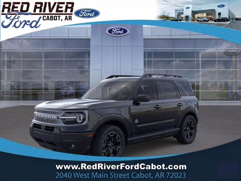 2025 Shadow Black Ford Bronco Sport Outer Banks 4X4 SUV