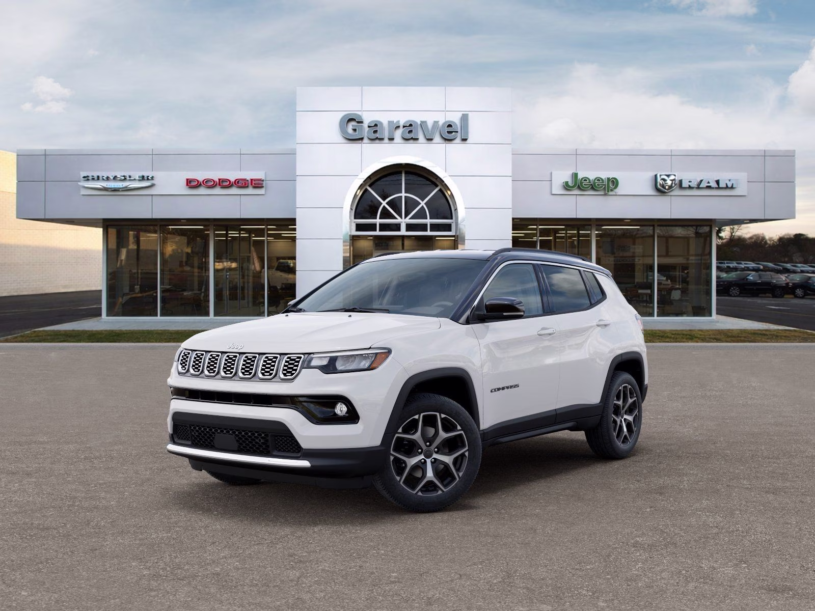 2026 Bright White Clearcoat Jeep Compass Limited 4X4 SUV