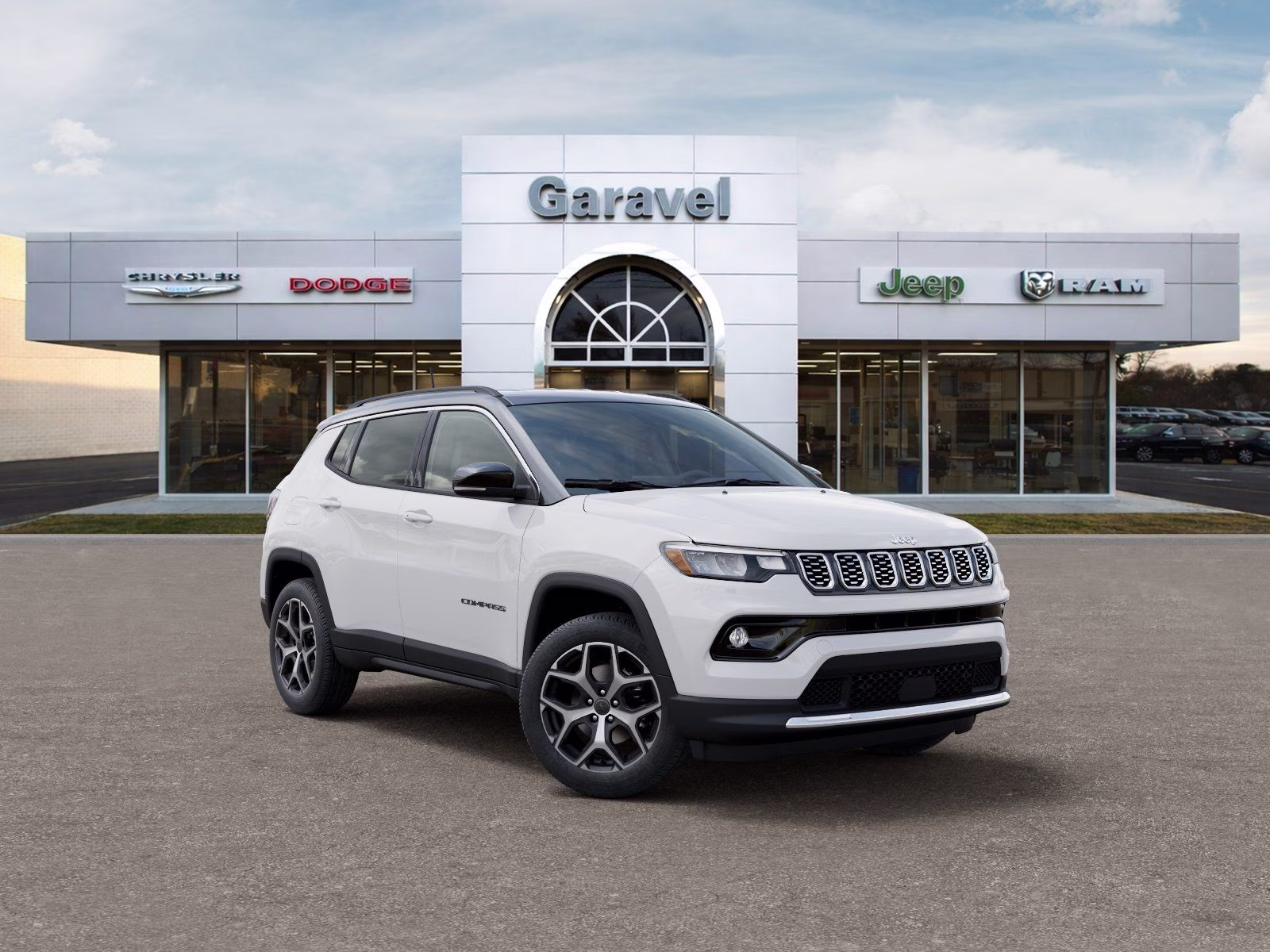 2026 Bright White Clearcoat Jeep Compass Limited 4X4 SUV