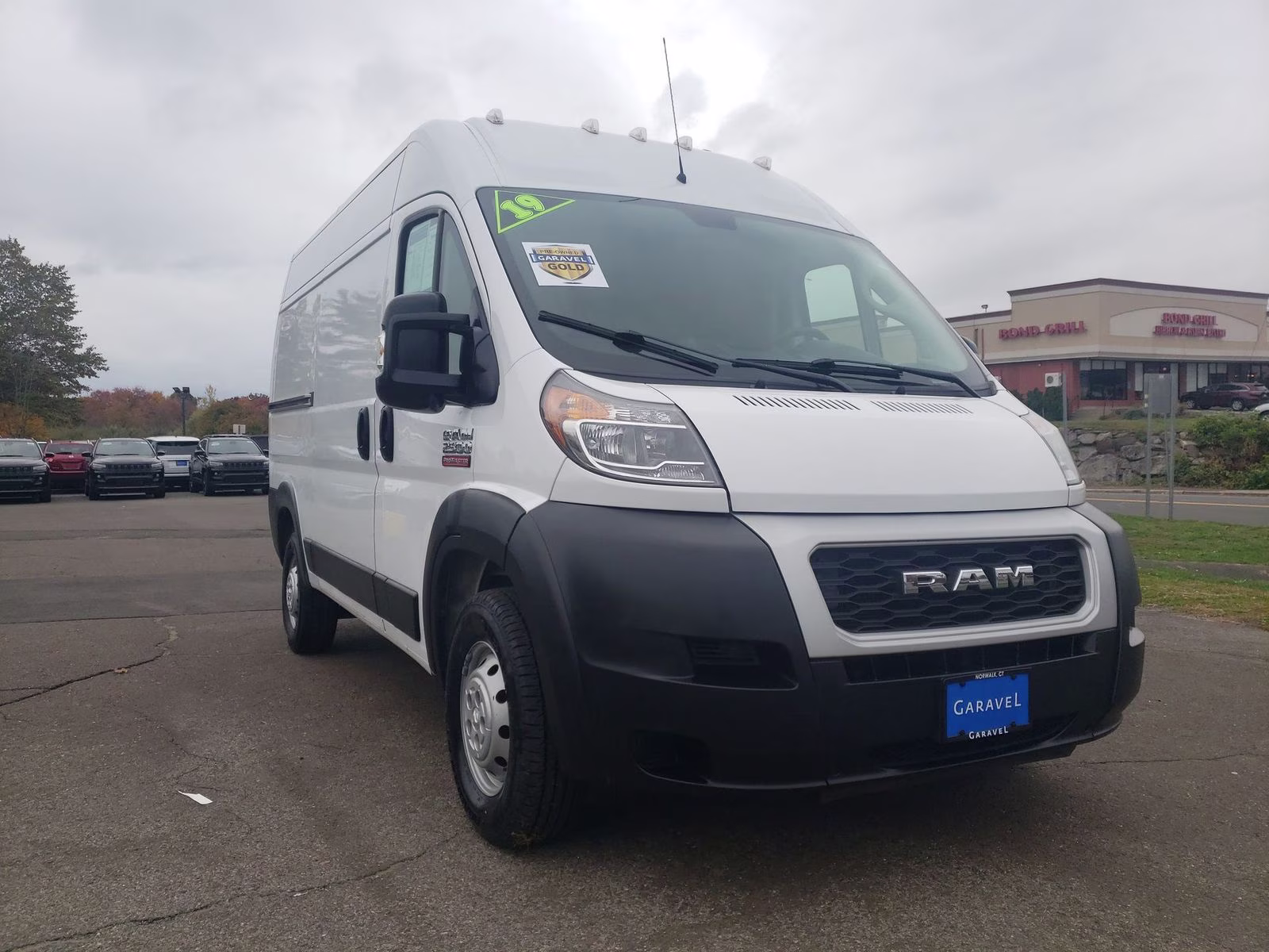 2019 Bright White Clearcoat Ram ProMaster 2500 High Roof FWD Van