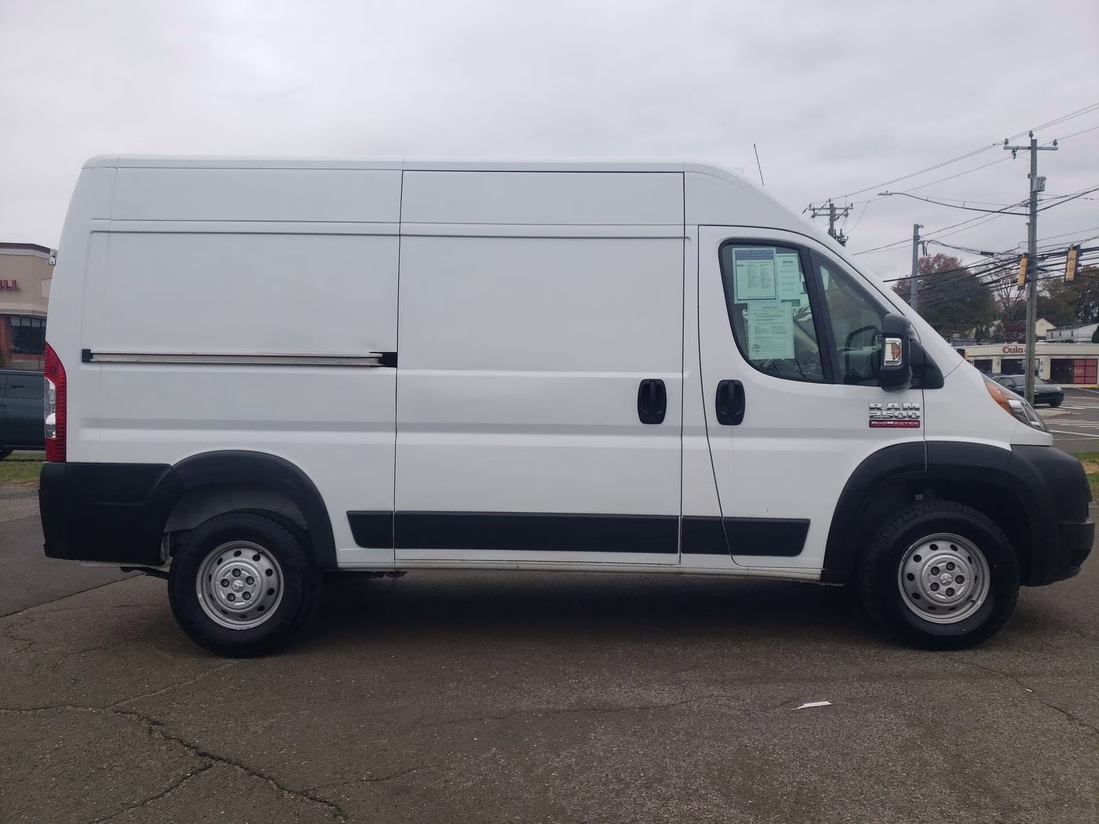 2019 Bright White Clearcoat Ram ProMaster 2500 High Roof FWD Van