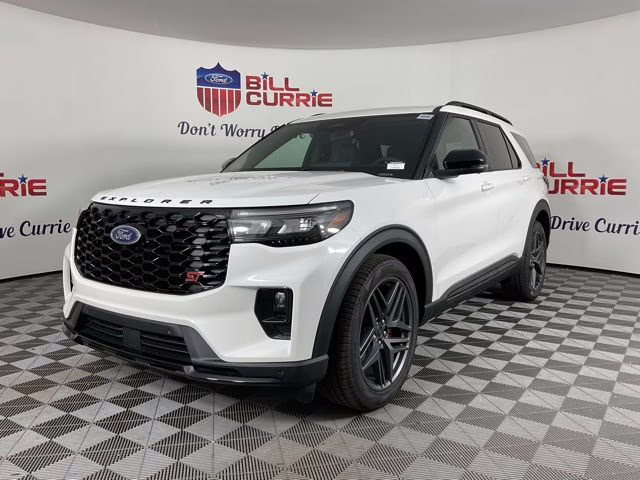 2026 White Metallic Ford Explorer ST 4X4 SUV