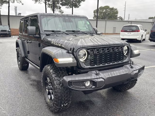 2026 Black Clearcoat Jeep Wrangler Willys 4X4 Convertible