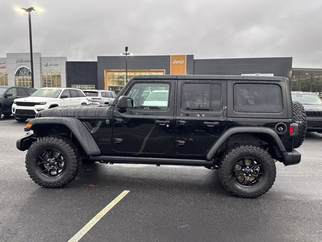 2026 Black Clearcoat Jeep Wrangler Willys 4X4 Convertible