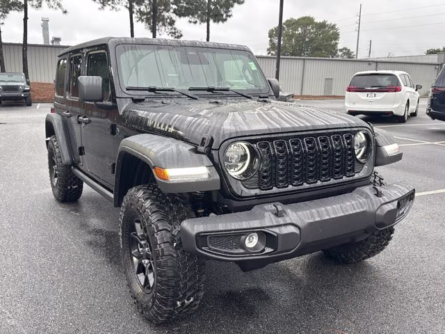 2026 Black Clearcoat Jeep Wrangler Willys 4X4 Convertible