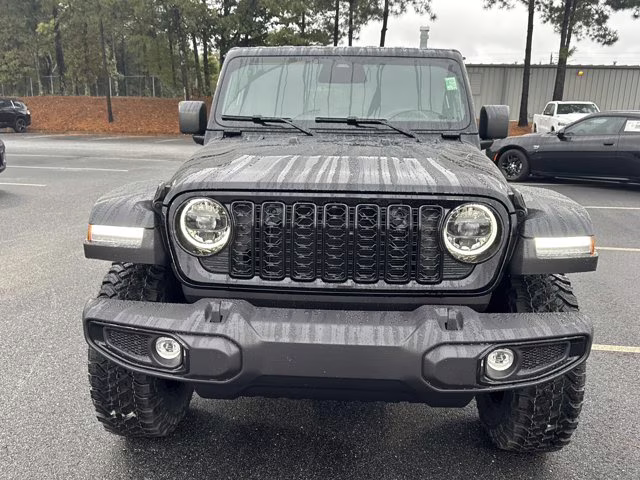 2026 Black Clearcoat Jeep Wrangler Willys 4X4 Convertible