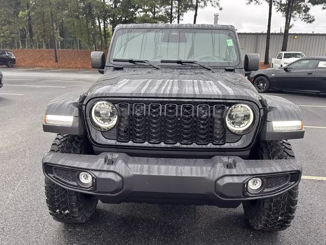 2026 Black Clearcoat Jeep Wrangler Willys 4X4 Convertible