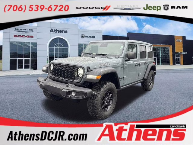 2026 Anvil Clearcoat Jeep Wrangler Willys 4X4 Convertible