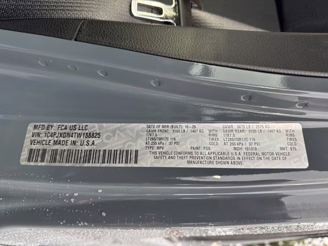 2026 Anvil Clearcoat Jeep Wrangler Willys 4X4 Convertible