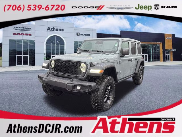 2026 Anvil Clearcoat Jeep Wrangler Willys 4X4 Convertible
