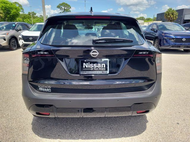 2026 Super Black Nissan Kicks S FWD SUV