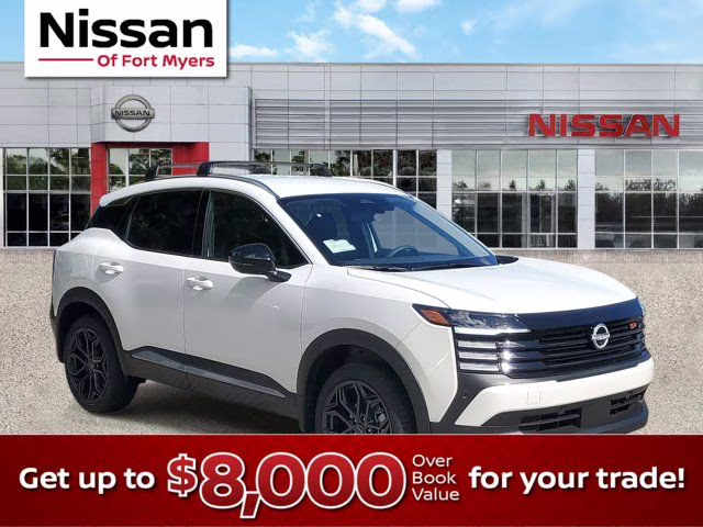 2026 Aspen White Tricoat Nissan Kicks SR FWD SUV
