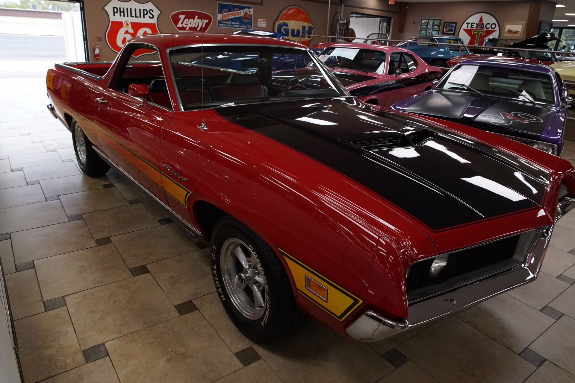 1971 Bright Red Ford Torino