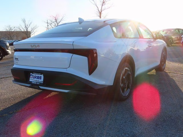 2025 Snow White Pearl Kia K4 EX FWD Sedan