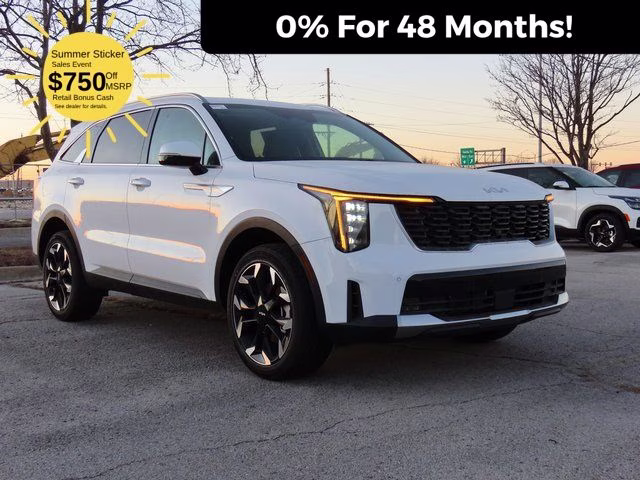 2026 Glacial White Pearl Kia Sorento EX AWD SUV