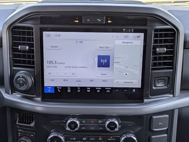 2025 Black Metallic Ford F-150 XLT 4X4 Truck