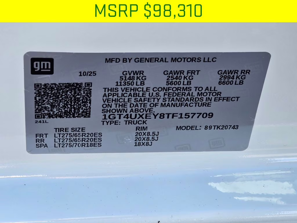 2026 Glacier White Tricoat GMC Sierra 2500HD Denali Ultimate 4X4 Truck