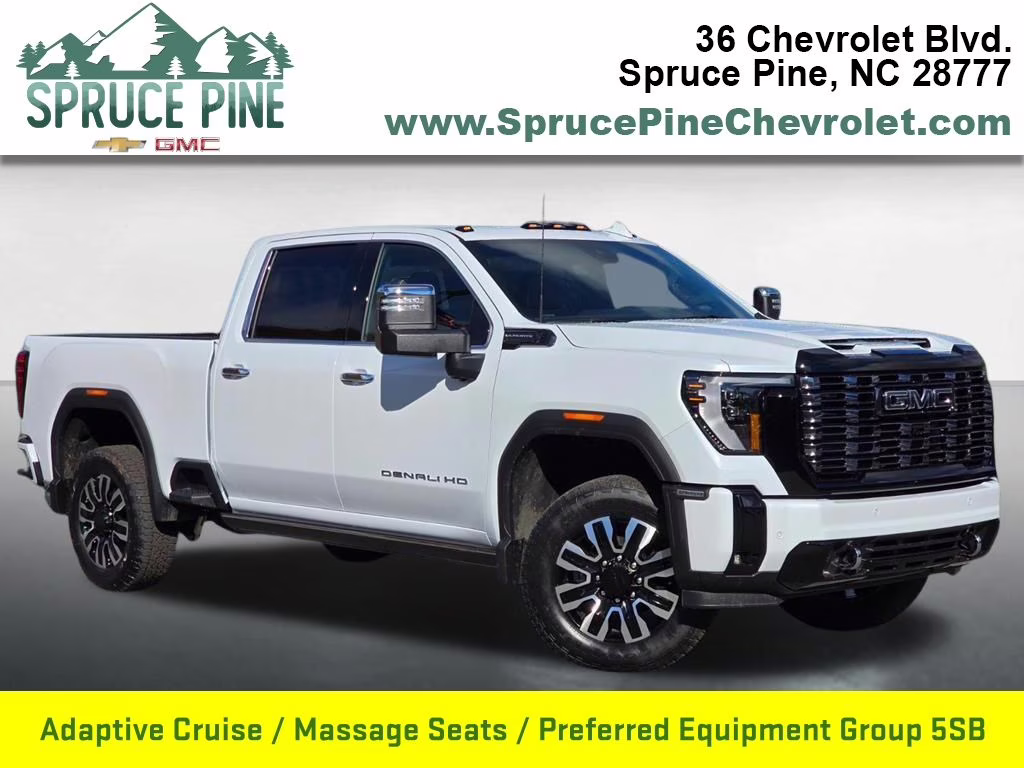 2026 Glacier White Tricoat GMC Sierra 2500HD Denali Ultimate 4X4 Truck