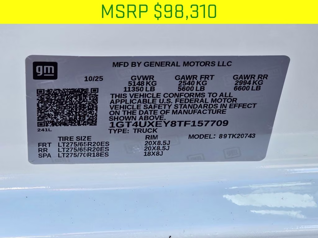 2026 Glacier White Tricoat GMC Sierra 2500HD Denali Ultimate 4X4 Truck