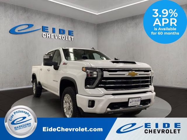 2025 Summit White Chevrolet Silverado 2500HD LT 4X4 Truck