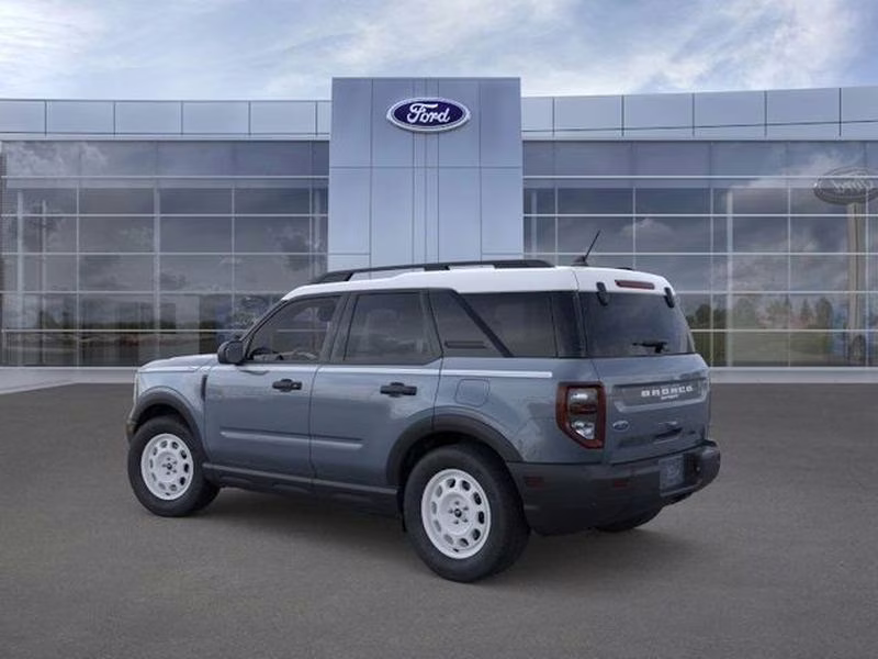 2025 Azure Gray Metallic Tri-Coat Ford Bronco Sport Heritage 4X4 SUV