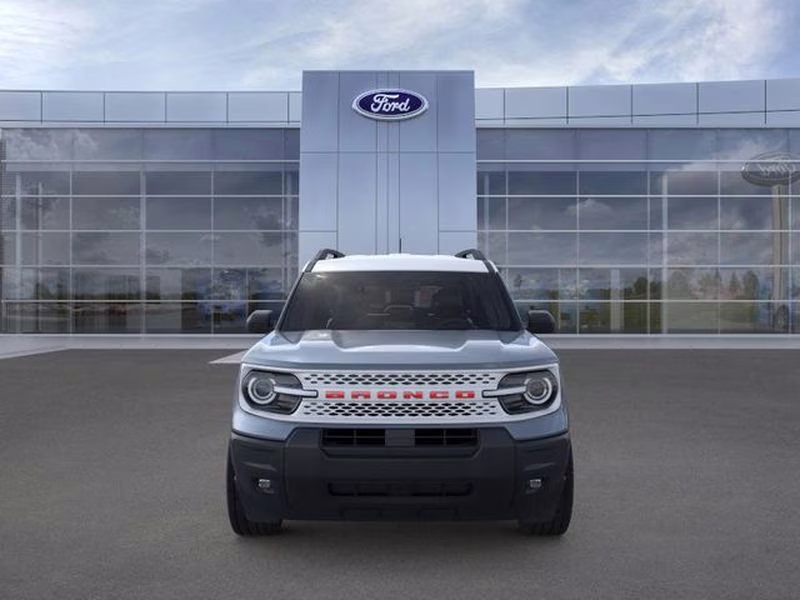 2025 Azure Gray Metallic Tri-Coat Ford Bronco Sport Heritage 4X4 SUV