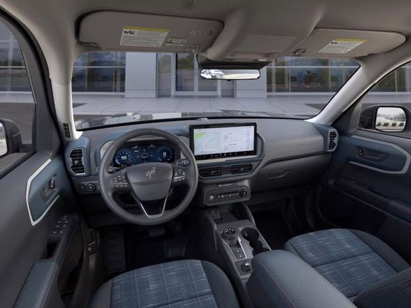 2025 Azure Gray Metallic Tri-Coat Ford Bronco Sport Heritage 4X4 SUV