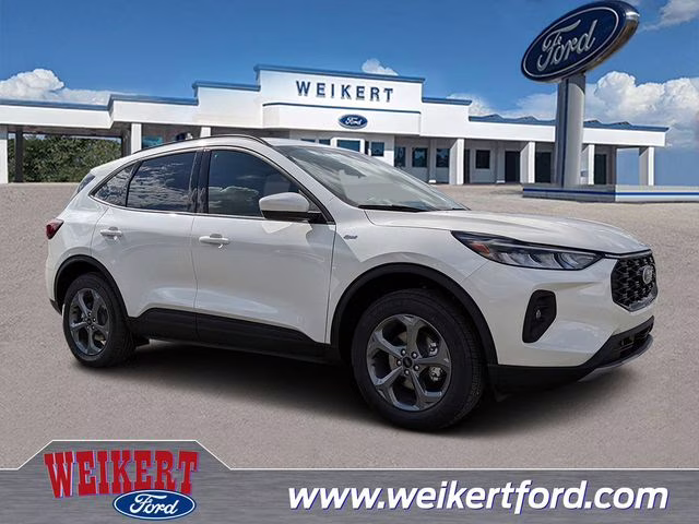 2026 Star White Metallic Tri-Coat Ford Escape Hybrid ST-Line Select AWD SUV