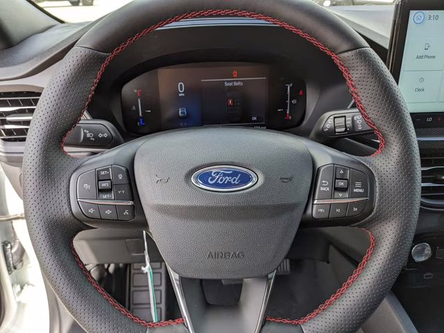 2026 Star White Metallic Tri-Coat Ford Escape Hybrid ST-Line Select AWD SUV