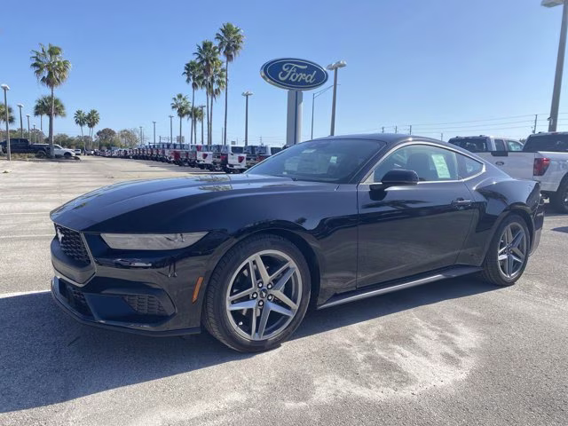 2026 Shadow Black Ford Mustang EcoBoost Premium RWD Coupe