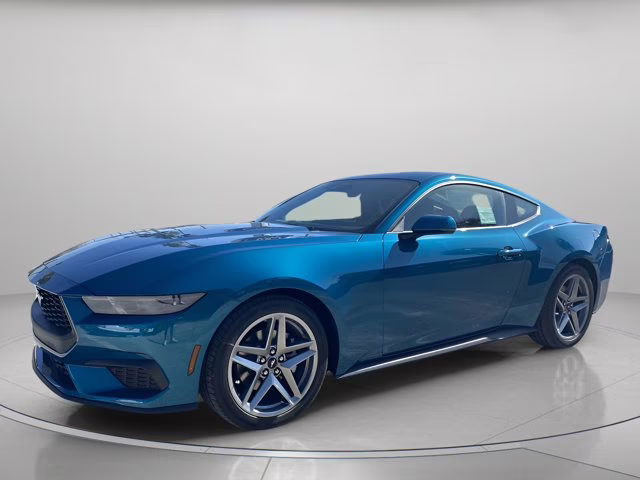 2026 Adriatic Blue Metallic Ford Mustang EcoBoost Premium RWD Coupe