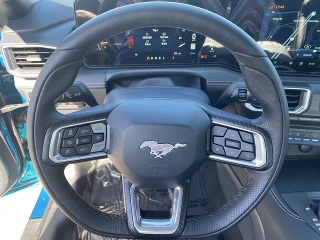 2026 Adriatic Blue Metallic Ford Mustang EcoBoost Premium RWD Coupe