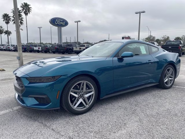 2026 Adriatic Blue Metallic Ford Mustang EcoBoost RWD Coupe