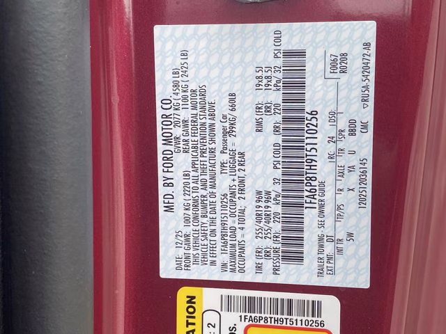 2026 Molten Magenta Metallic Tinted Clearcoat Ford Mustang EcoBoost Premium RWD Coupe