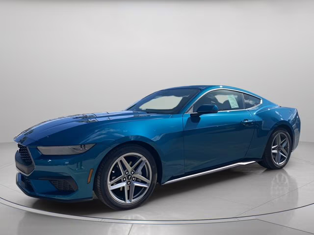 2026 Adriatic Blue Metallic Ford Mustang EcoBoost Premium RWD Coupe