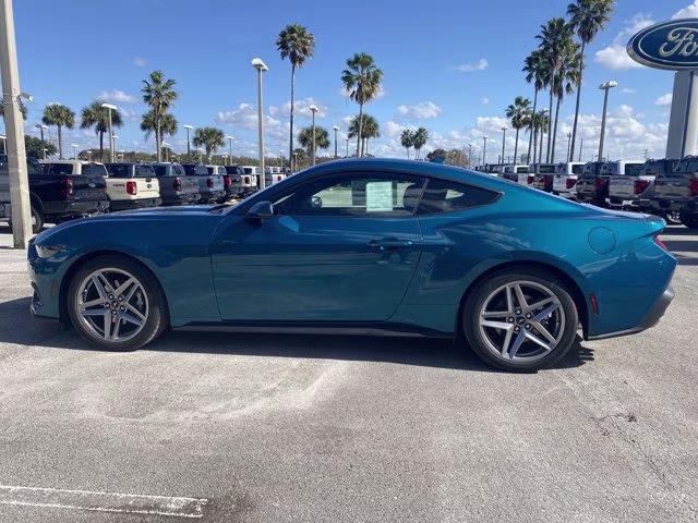 2026 Adriatic Blue Metallic Ford Mustang EcoBoost Premium RWD Coupe
