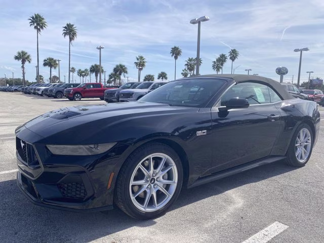 2026 Shadow Black Ford Mustang GT Premium RWD Convertible