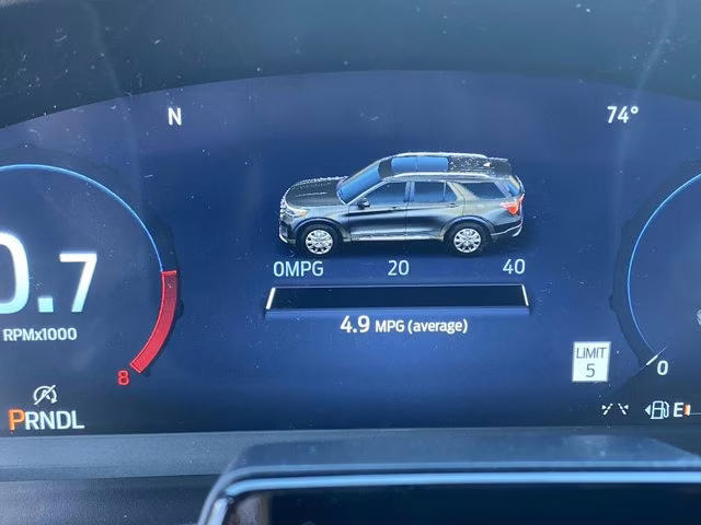 2026 Carbonized Gray Metallic Ford Explorer Platinum RWD SUV