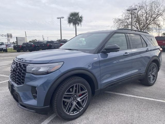 2026 Vapor Blue Metallic Ford Explorer ST-Line RWD SUV