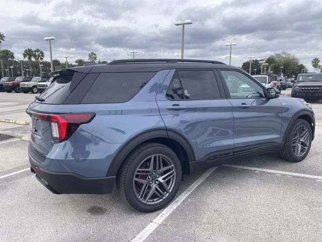2026 Vapor Blue Metallic Ford Explorer ST-Line RWD SUV