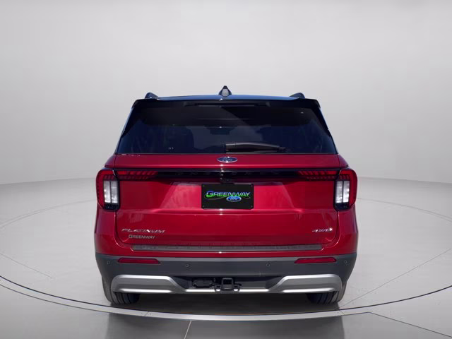 2026 Rapid Red Metallic Tinted Clearcoat Ford Explorer Platinum 4X4 SUV